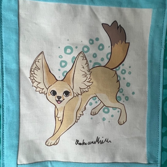 Handmade Fennec Fox Big Ears Crossbody Bag Purse Cute Anime Kawaii Style - Picture 3 of 5